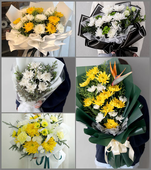 福建宁德周宁县泗桥乡白事花束代送